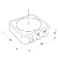 thumbnail image 2 of Módulo de Tesla Irfora Electrónica multifuncional Teléfono móvil Conexión BT Música Módulo de bobina Tesla Relámpagos artificiales Pulso 80 mm Generador de arco eléctrico Transmisión inalámbrica de so Irfora Módulo de Tesla, 2 of 6