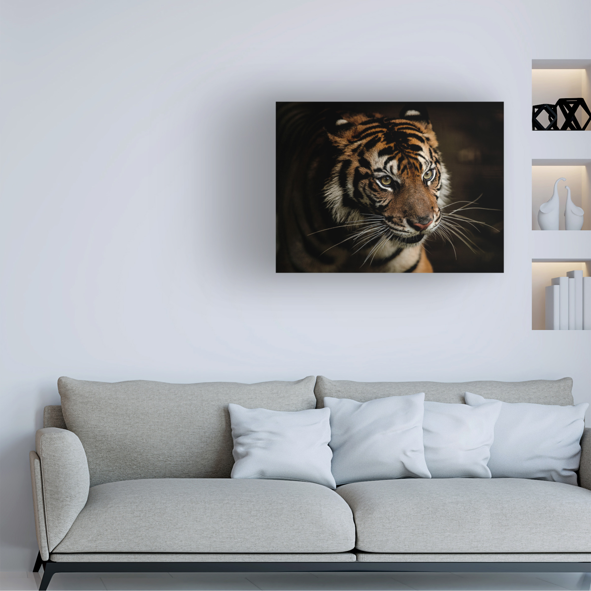 Trademark Fine Art Yohan Tan Tigers Canvas Wall Art