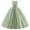 Green Sequin Butterfly, variant on IDOPIP Sequin Flower Girl Lace Dress for Kids Wedding Pageant Formal Party Long Gown Princess Communion Tulle Dresses 3-4 Years Purple Sequin Butterfly