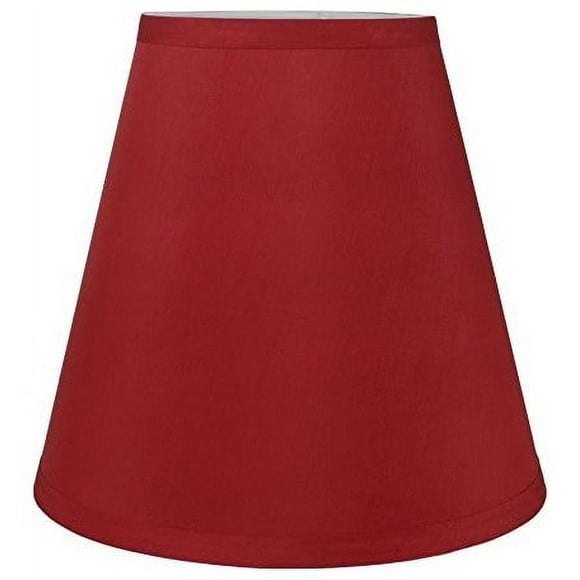Urbanest Silk Empire Lamp Shade 5X9X8.5", Red
