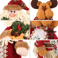 thumbnail image 4 of Muñeco Peluche  Labg Navideña Reno Papa Noel Muñeco Nieve 3 Pzs Multicolor, 4 of 4