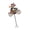 A, variant on Iron Jesters Shape Weather Vane Clown Wind Spinner With Rustproof Coating Ideal For Flower Bed Garden Decoration