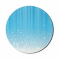thumbnail image 1 of Abstract Mouse Pad for Computers, Stars Splashing down Open Sky Vibrant Celestial Rays Beams Design, Round Non-Slip Thick Rubber Modern Gaming Mousepad, 8" Round, Sky Blue White, by Ambesonne, 1 of 2