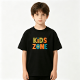 thumbnail image 2 of Kids Zone Chevron Lettering Boys Graphic Tee, Cute Retro Play 100% Cotton Kids Short Sleeve T-Shirt 4-13Y, 2 of 5