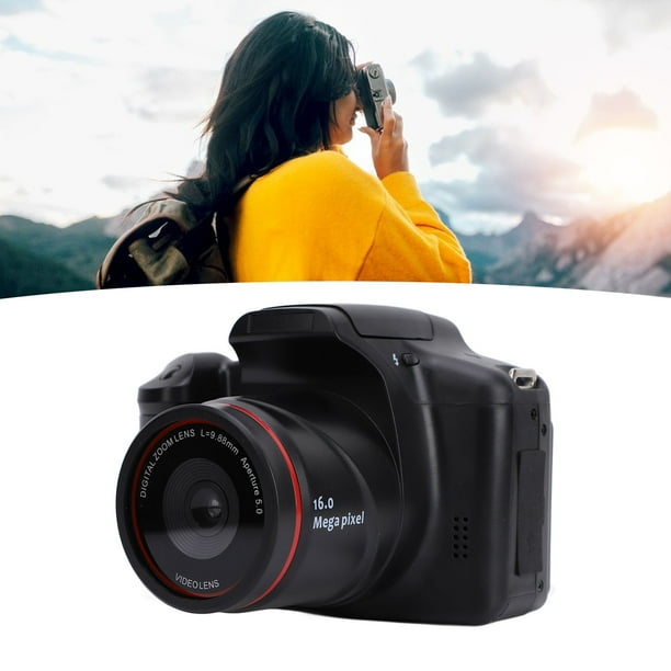 Cámarae Digital Micro Slr, Cámarae Digital de 2.4 Pulgadas Tft Lcd Pantalla 16MP 1080P HD CON FLAVE INCORDADO PARA FOTOGRAFÍA