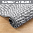 thumbnail image 2 of Findosom 2pc Kitchen Rug Set,Non-Slip Washable Kitchen Rug and Mat Stain Resistant Low Pile Durable Kitchen Mats For Sink,Hallway,Entryway 20"x32"+20"x59" Gray, 2 of 9