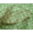 thumbnail image 4 of oneOone Silk Tabby Light Green Fabric Floral & Geometric Fabric For Sewing Printed Craft Fabric By The Yard 42 Inch Wide, 4 of 4