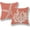 Orange Starfish Coral, variant on Blue Starfish Pillow Covers 18x18 Inch Set of 2, Nautical Ocean Coastal Blue Coral Throw Pillows Spring Summer Decorations Linen Pillowcase Outdoor Decor Farmhouse Cushion Case for Home Holiday