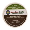 thumbnail image 2 of Mandala Crafts Copper Wire for Jewelry Making - Metal Craft Wire for Crafts - Tarnish-Resistant Beading Jewelry Wire Coil Wire for Jewelry Wrapping Silver 18 Gauge 10 Yards, 2 of 2