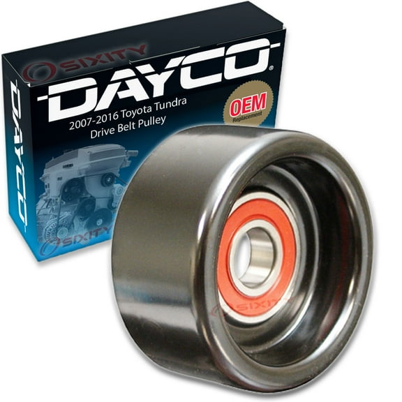 Dayco Drive Belt Tensioner Pulley compatible with Toyota Tundra 4.6L 5.7L V8 2007-2018