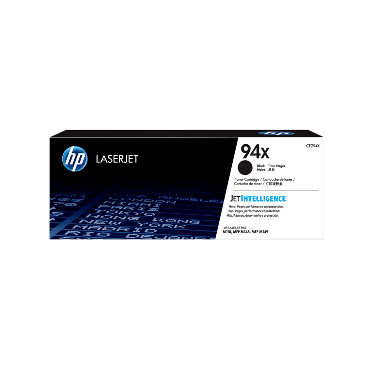 HP 94X (CF294X) Original Laser Toner Cartridge - Black Pack - 2800 Pages HP 94X (CF294X) Original Laser Toner Cartridge - Black Pack - 2800 Pages