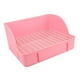 thumbnail image 4 of Caja de arena para conejos para jaula, entrenador para orinal, bandeja para orinar antisalpicaduras, caja de inodoro de esquina, inodoro para mascotas Rosa Yinane Inodoro para bandeja de arena para conejos, 4 of 8