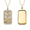 thumbnail image 3 of Birdeem Collier 12 Constellations avec Diamants et Pierres Colorées Collier Zircon 12 Constellations, 3 of 5