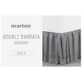 thumbnail image 3 of Martex Traditional,Transitional Gray Solid Print Ruffled Polyester , Bed Skirt , Queen, 3 of 4