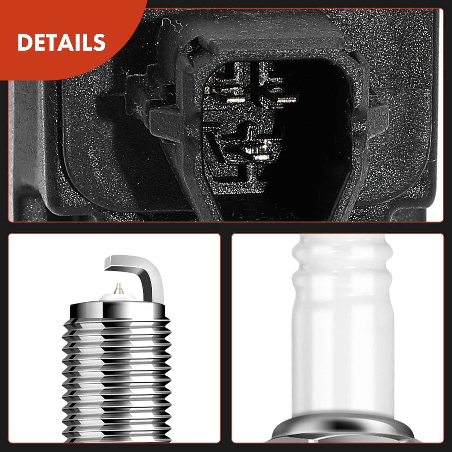 A-Premium Set of 4 Ignition Coil Pack and Iridium Spark Plugs Compatible with Subaru Outback 2015-2019 2.5L, Forester 2017-2018, Crosstrek 2016-2017, Legacy 2015-2019, XV Crosstrek 2015