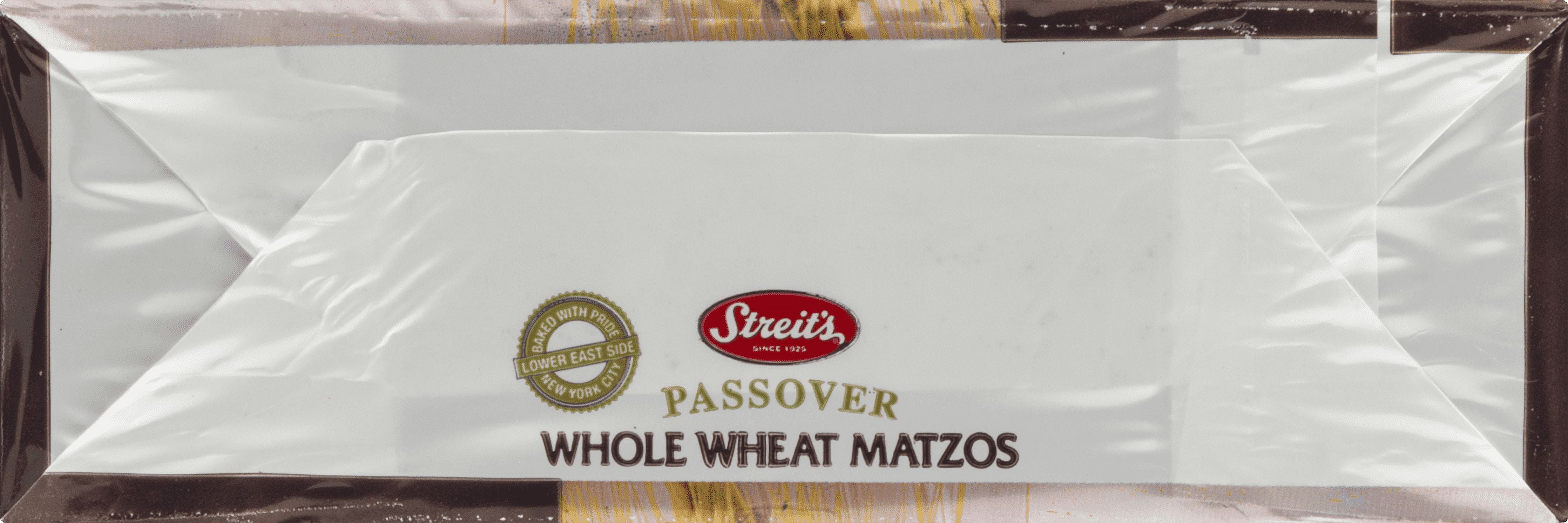 Streit's Matzo, whole wheat , Passover