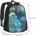 thumbnail image 2 of Gumball Backpack Cartoon Backpacks Lightweight Casual Travel Backpack The Amazing Anime World Of Gumball Backpack Unisex, 2 of 6