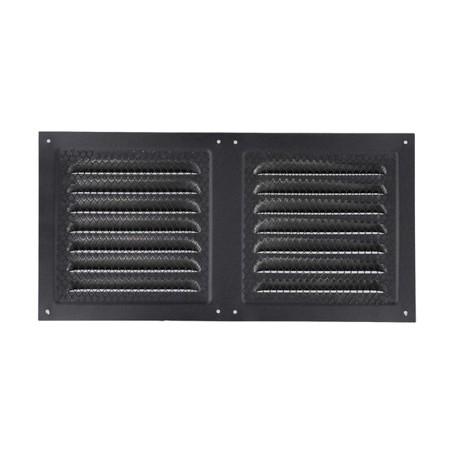 Ventilation Grille With Insect Screen Vent Cover Airflow for Hvac Or Ceiling Black