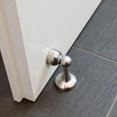 thumbnail image 4 of Tope magnético para puerta de acero inoxidable con diseño de cierre suave para evitar daños en la puerta, protector de pared para el hogar y la oficina, acabado en níquel satinado (4,9 x 5,8 x 8,3 cm), 4 of 5