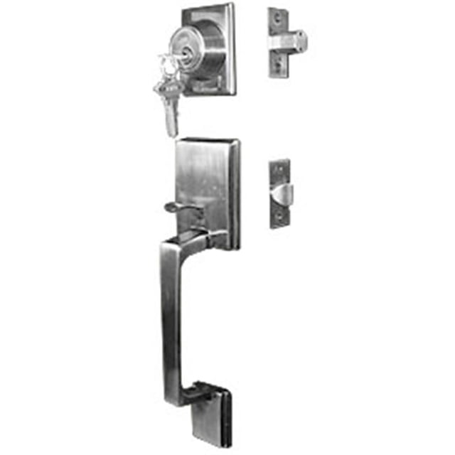 Jako Serrure de Porte Entrée Principale en Nickel Satiné - Zamak
