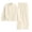#-White, variant on CAZOFW Pajamas for Women,Flannel Zip Up Long Sleeve Top Pants Set Warm Fleece Sleepwear Sizes L-2X