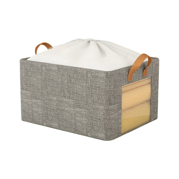 EGNMCR Closet Organizers and Storage,, Wardrobe Storage Box, Quilt, Clothes, Household Sorting Box, Large Capacity Water Proof And Bundle Mouth, Portable Storage Basket Storage pocket