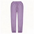 thumbnail image 4 of Sweatpants for Girls Joggers High Waist Elastic with Pockets Girls Solid Pant Youth Athletic Sweatpants for Kids 3-4 Years, 4 of 4