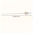 thumbnail image 5 of 100 brochetas for pasteles, frutas y postres: palitos elegantes desechables con puntas redondeadas, palillos de dientes a granel for bodas, fiestas, panaderías, restaurantes, 5 of 5