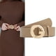 thumbnail image 1 of Cinturón elegante Salvador de material cuero PU para mujer con hebilla de aleación ancho Ajustable, 1 of 9