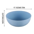 thumbnail image 4 of Plastic Cereal Bowl, 38 Oz BPA Free Polypropylene Bowl with Embossed Floral Pattern, Microwave and Dishwasher Safe Stackable Serving Bowl for Cereal, Salad, Soup, Snacks for Kitchen Home Dining, 4 of 9