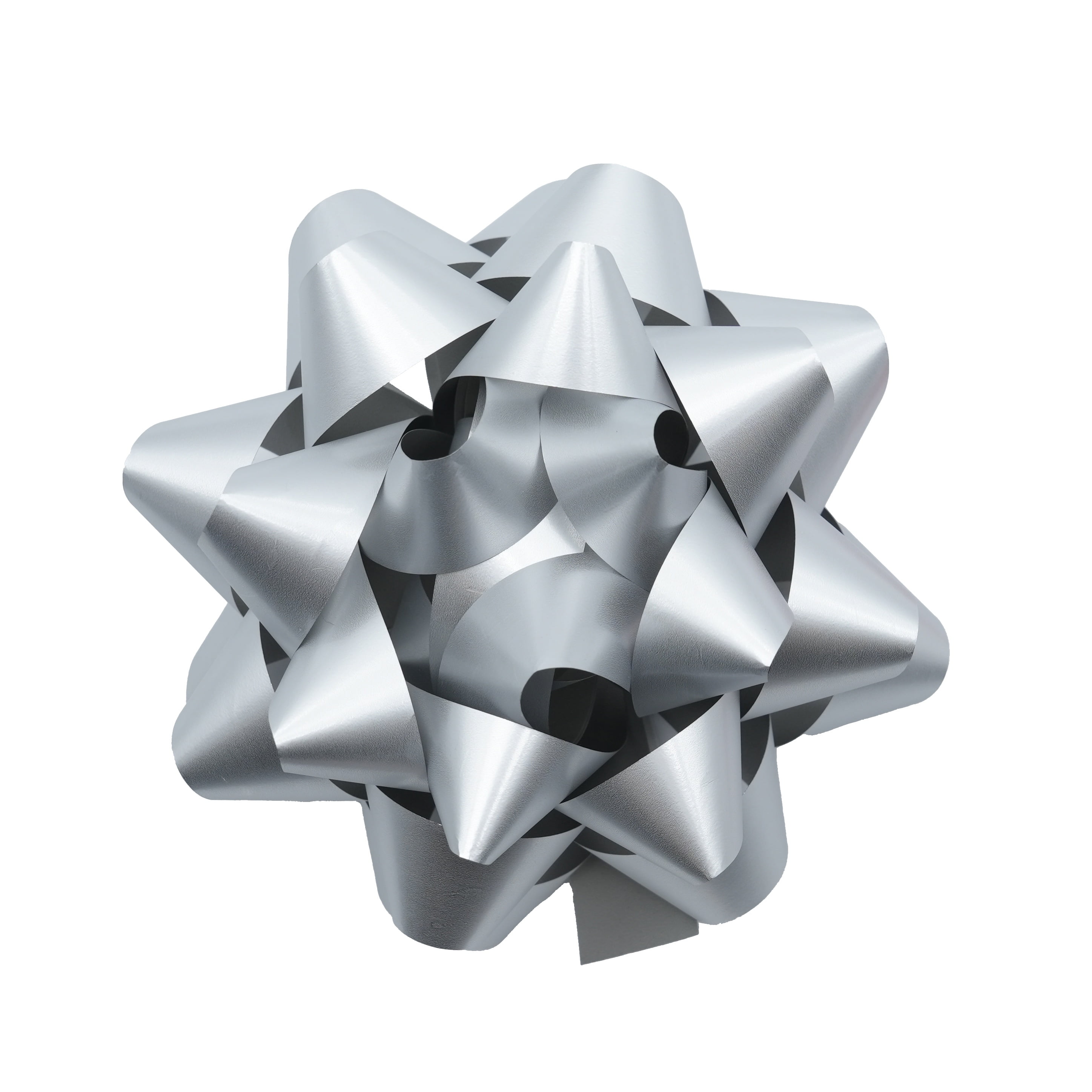 Holiday Time 8 Inch Giant Silver Bow, Giant 8" bow, silver finish