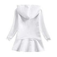 thumbnail image 7 of EnJoCho Girls Hooded Sweater Dress Western Style Casual Hooded Dress for Spring Autumn Baby Kids Pullover Knit Skirt Warm Outfit, 7 of 7