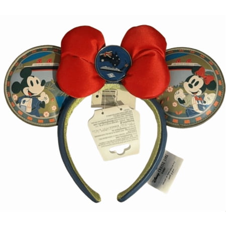 Disney Parks Cruise Line Wonder Mickey Minnie Ear Headband New W Tag