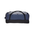 thumbnail image 4 of Travelers Club 36" 2-Section Drop-Bottom Rolling Duffel. Navy w/ Black, 4 of 6