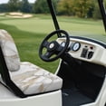 thumbnail image 6 of Pzuqiu Golf Cart Seat Protector Set, Compatible with 2-Seats Cart Outdoor, Golf Cart Seat Covers Suitable for Ezgo Yamaha Seats Breathable, Marble, 6 of 9