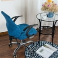 thumbnail image 3 of 1 Unidad Funda de Asiento de Silla + 1 Pieza de Respaldo para Silla de Comedor,Silla para Oficina - Azul Sunnimix  Funda para silla de ordenador de oficina, 3 of 8
