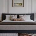 thumbnail image 3 of Pemberly Row King Solid Wood Platform Bed with Trundle in Black, 3 of 13