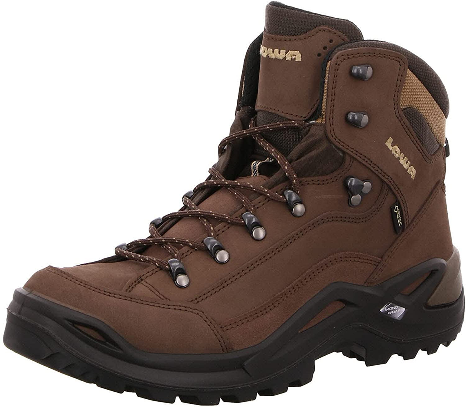 Lowa Mens Shoes Renegade GTX Lo Lace-Up Hiking Outdoor Nubuck Leather