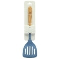 thumbnail image 7 of The Pioneer Woman Silicone Slotted Turner with Olivewood Handle, Blue, 7 of 7