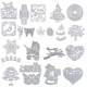 thumbnail image 4 of Troqueles de corte Herramientas de troquelado en relieve de material acero para álbumes de recortes de bricolaje BLESIY  Corte de matrices, 4 of 8