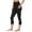 AP16-Black, variant on Capri Leggings Anti Cellulite 3D Resistance Band Leggings For Women Compression Tummy Control Butt Lifting Casual Yoga Pants Black S