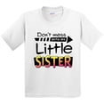 thumbnail image 3 of Inktastic Don't Mess with My Little Sister Youth T-Shirt, 3 of 5