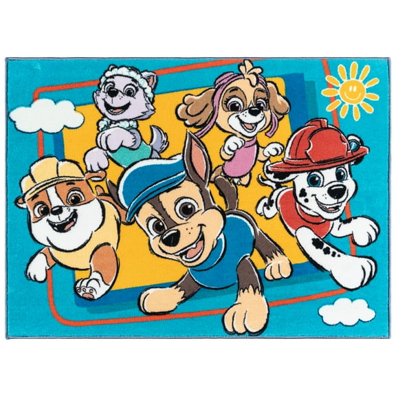 Nickelodeon Licensed Paw Patrol Team Youth Printed Area Rug, 3x5