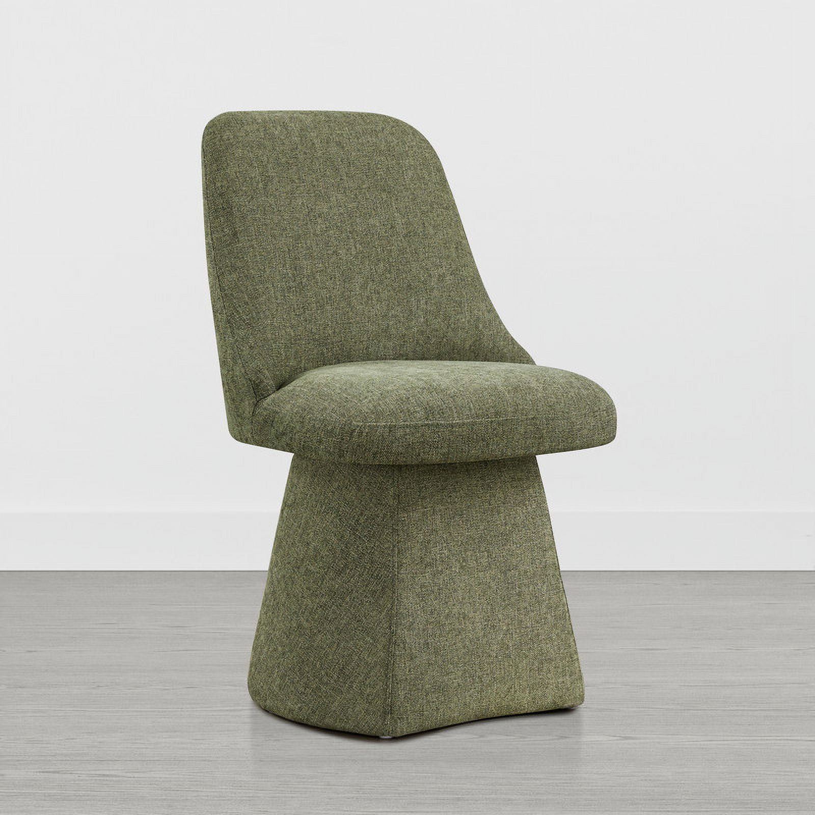 CHITA Upholstered Swivel Dining Chair