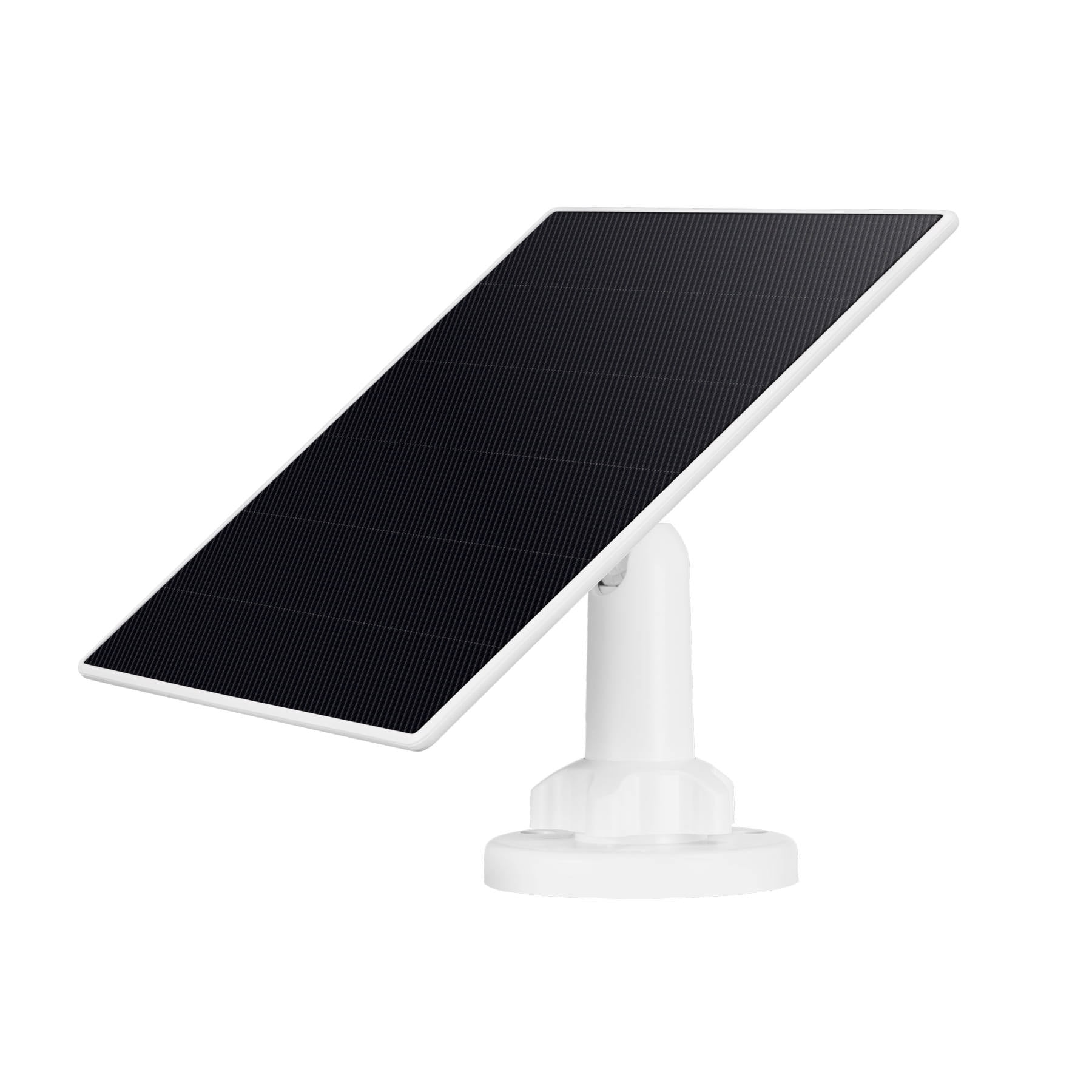 Smart WiFi Bullet Security Camera with Solar Panel, 2 Way Audio, IP65, Anti-Theft, AI Detection, Cloud Storage, 2.4Ghz WiFi, Solar Powered, Works with Alexa & Google Home