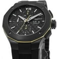 thumbnail image 2 of Baume & Mercier Riviera Black Dial Rubber Strap Men's Watch 10625, 2 of 3