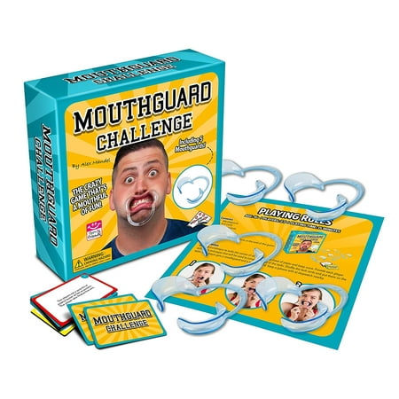 Mouthguard Challenge Game - Family and Party Game that's a Mouthful of Fun with Game Cards and More, Mouthguard Challenge Game - Includes.., By Identity Games