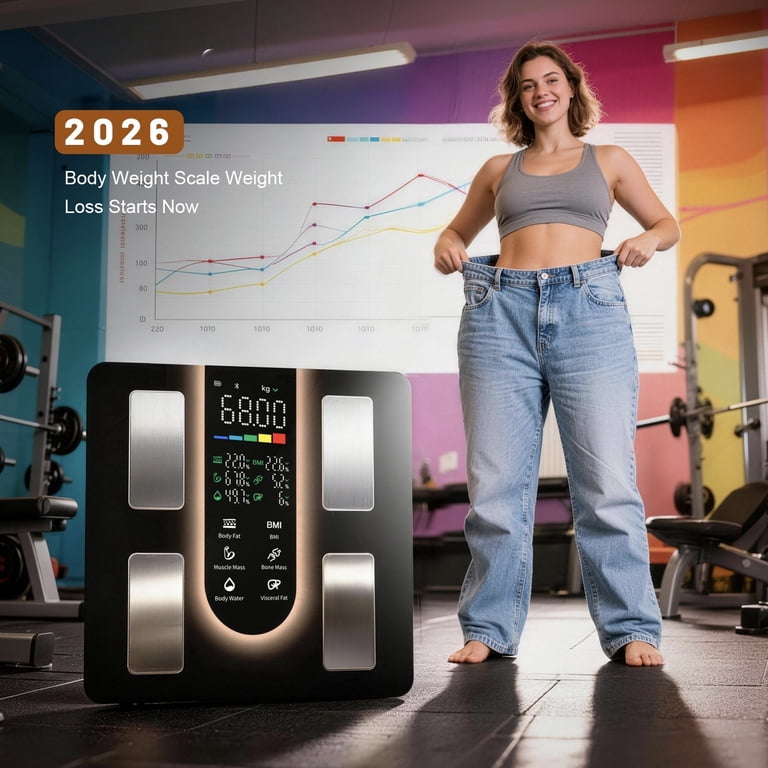 TCVOR Smart Weight Scale with Body Composition, 400 Lb Capacity photo 4