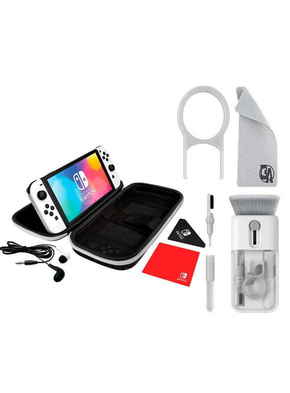 Pre-Owned PDP - Starter Kit for Nintendo Switch OLED With Cleaning Electric kit Bolt Axtion Bundle (Refurbished: Like New)