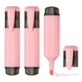 thumbnail image 1 of Uxcell Highlighter Pen, 3 Pack Water Based Broad Tip Writing Marker Pens Cute Pastel Colored Highlighter Studying Supplies for Office Home Daily Use, Pink, 1 of 6